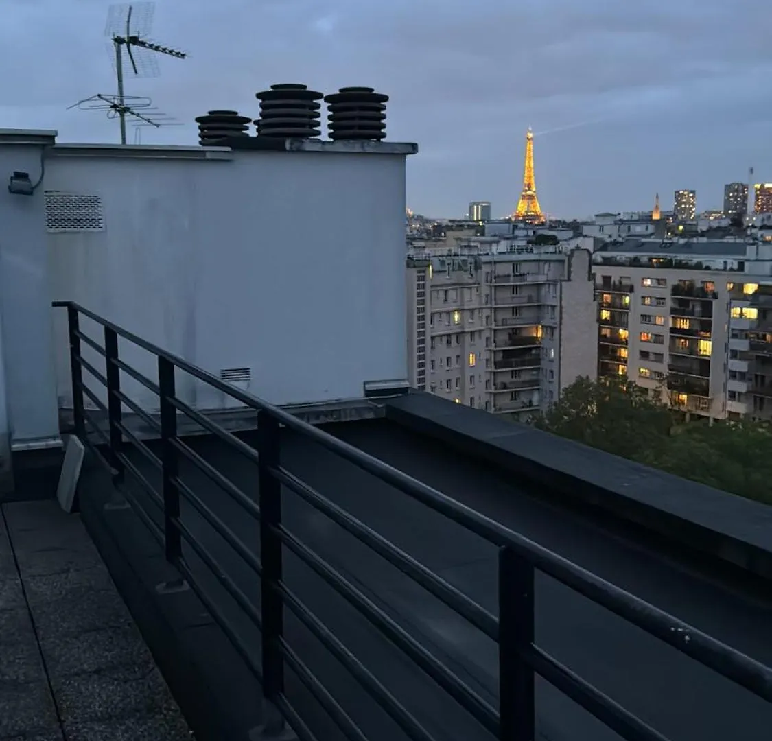 Daire Rooftop Eiffel Tower - Full Ac Paris